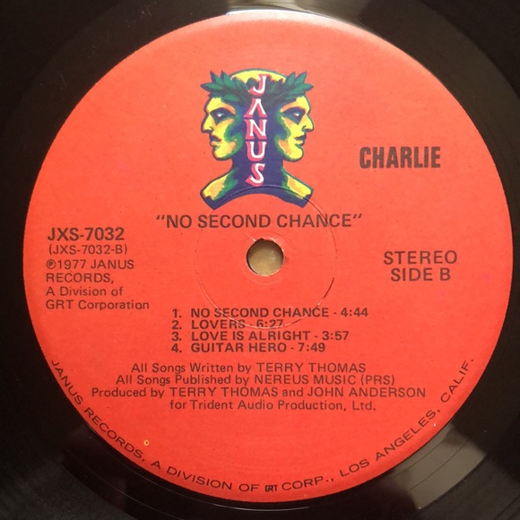 Charlie No Second Chance Vinyl Lp '77 - Picture 5 of 7